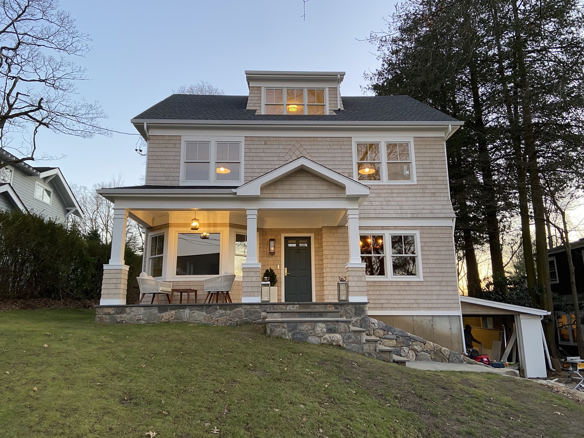 26 Chapel Lane — Riverside / Greenwich, Connecticut. Cortes Building Group custom build.